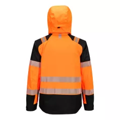   Portwest PW3 Hi-Vis Overhead esőkabát (3L) (narancs/fekete XL)