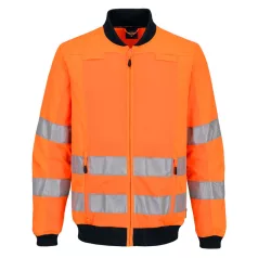   Portwest Hi-Vis szellőző dzseki (narancs/tengerészkék XL)