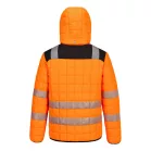 Portwest PW3 Hi-Vis Square baffle kabát (narancs/fekete M)