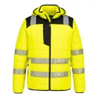 Portwest PW3 Hi-Vis Square baffle kabát (sárga/fekete S)
