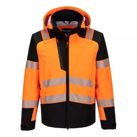 Portwest PW3 Hi-Vis esőkabát (3L) (narancs/fekete M)