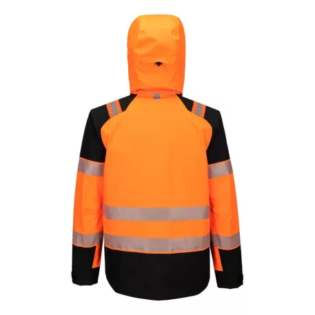 Portwest PW3 Hi-Vis esőkabát (3L) (narancs/fekete XS)