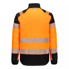 Portwest PW3 Hi-Vis Hybrid Baffle kabát (narancs/fekete XL)