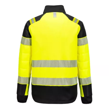 Portwest PW3 Hi-Vis Hybrid Baffle kabát (sárga/fekete XL)