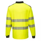 Portwest PW3 Hi-Vis hosszú ujjú pólóing (sárga/fekete XS)