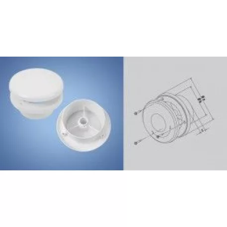 Szellőzőkarika Tv 125 Állítható Fehér