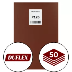 DUFLEX Csiszolóvászon A/3 P120 / 50 db 