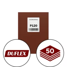 DUFLEX Csiszolóvászon A/4 P120/ 50 db 
