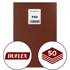 DUFLEX Csiszolóvászon A/4 P40/ 50 db