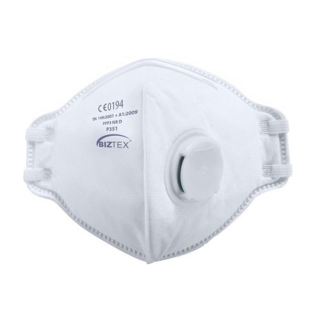 P351 - FFP3 szelepes porálarc /20db/- Fehér