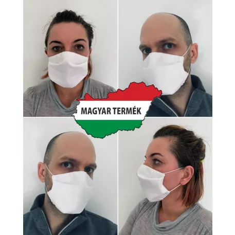 Szájmaszk Mosható, Többször Használatos, 3 Rétegű