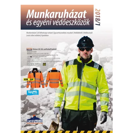 Portwest Viszonteladói A5 katalógus 2018/1 (ár nélküli változat)