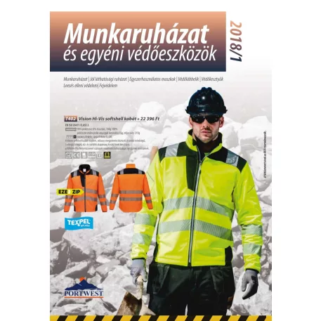 Portwest Viszonteladói A5 katalógus 2018/1