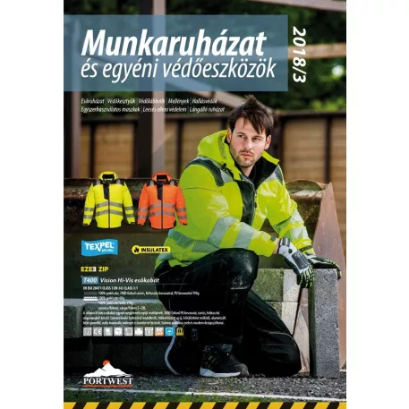Portwest Viszonteladói A5 katalógus 2018/3 (ár nélküli változat)