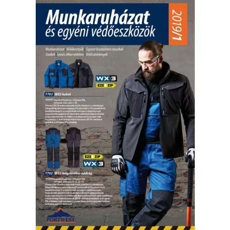 Portwest Viszonteladói A5 katalógus 2019/1 (ár nélküli változat)