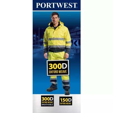 Portwest Pull-Up Banner 300D Hi-Vis