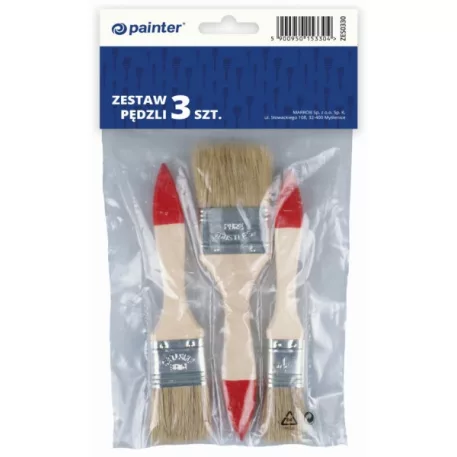 Ecsetkészlet PAINTER 3 db-os, univerzális hobby
